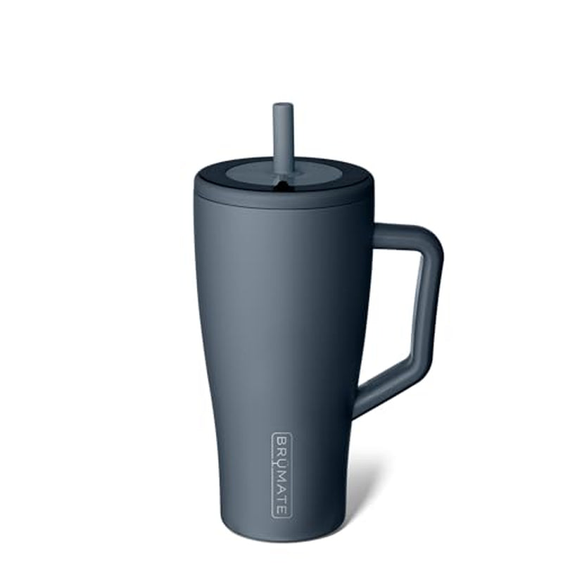 Era 40 Oz Tumbler with Handle and Straw | 100% Leakproof Insulated Water Bottle Tumbler with Lid and Flexible Softsip Straw | Made of Stainless Steel | Cup Holder Friendly | 40Oz (Mocha)