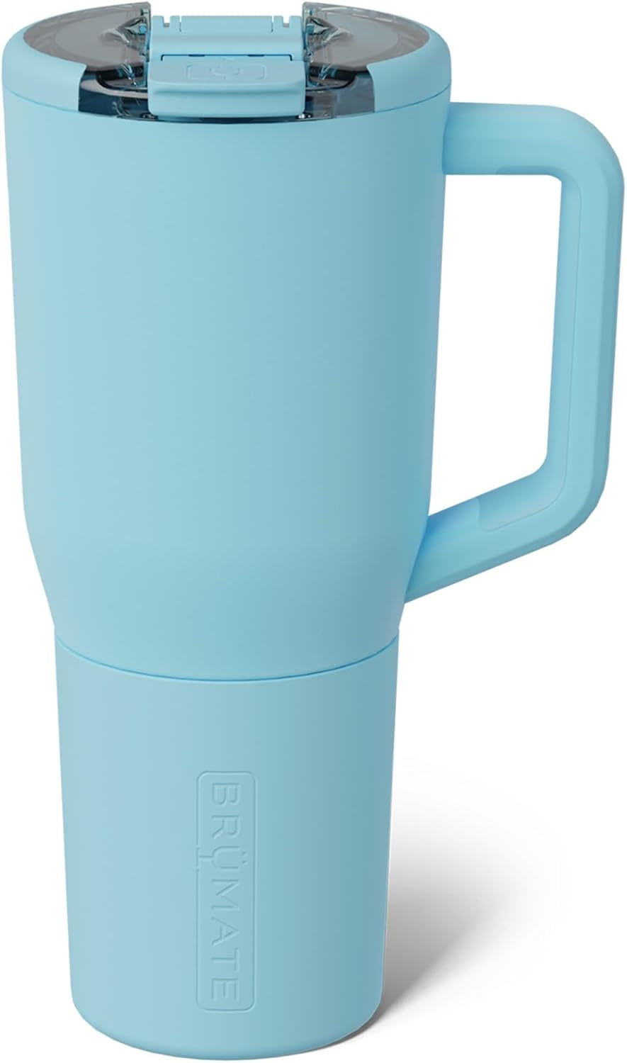 Müv - 25Oz 100% Leak Proof Insulated Coffee Mug with Handle & Lid - Stainless Steel Coffee Travel Mug - Double Walled Coffee Cup (Prickly Pear)