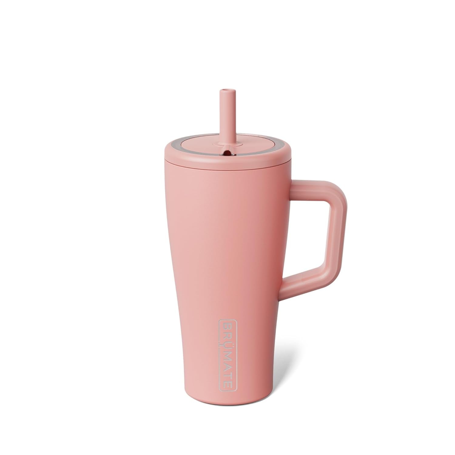 Era 40 Oz Tumbler with Handle and Straw | 100% Leakproof Insulated Water Bottle Tumbler with Lid and Flexible Softsip Straw | Made of Stainless Steel | Cup Holder Friendly | 40Oz (Mocha)