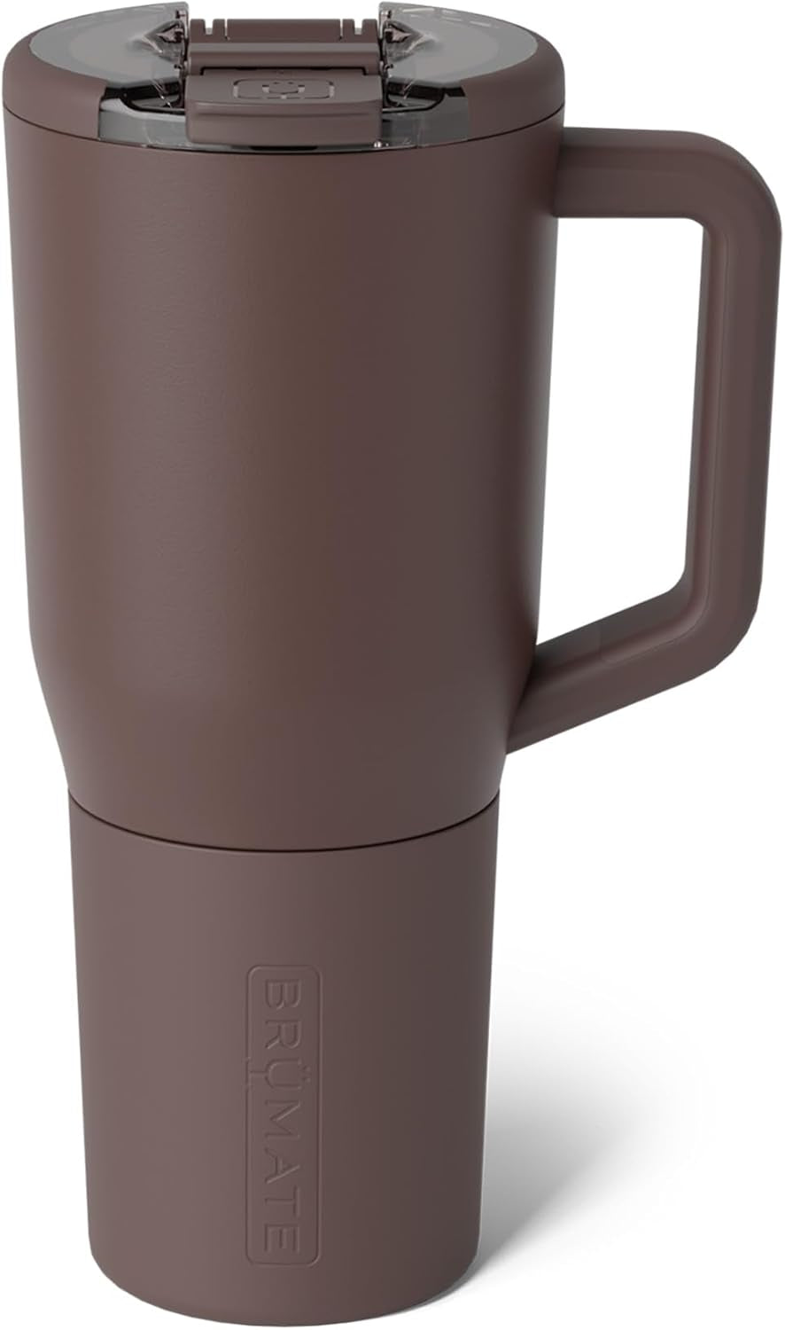 Müv - 25Oz 100% Leak Proof Insulated Coffee Mug with Handle & Lid - Stainless Steel Coffee Travel Mug - Double Walled Coffee Cup (Dune)