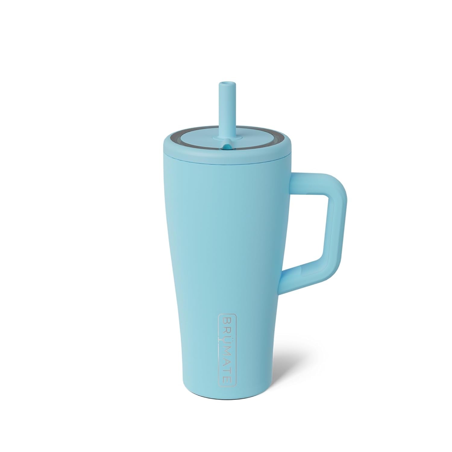 Era 40 Oz Tumbler with Handle and Straw | 100% Leakproof Insulated Water Bottle Tumbler with Lid and Flexible Softsip Straw | Made of Stainless Steel | Cup Holder Friendly | 40Oz (Mocha)