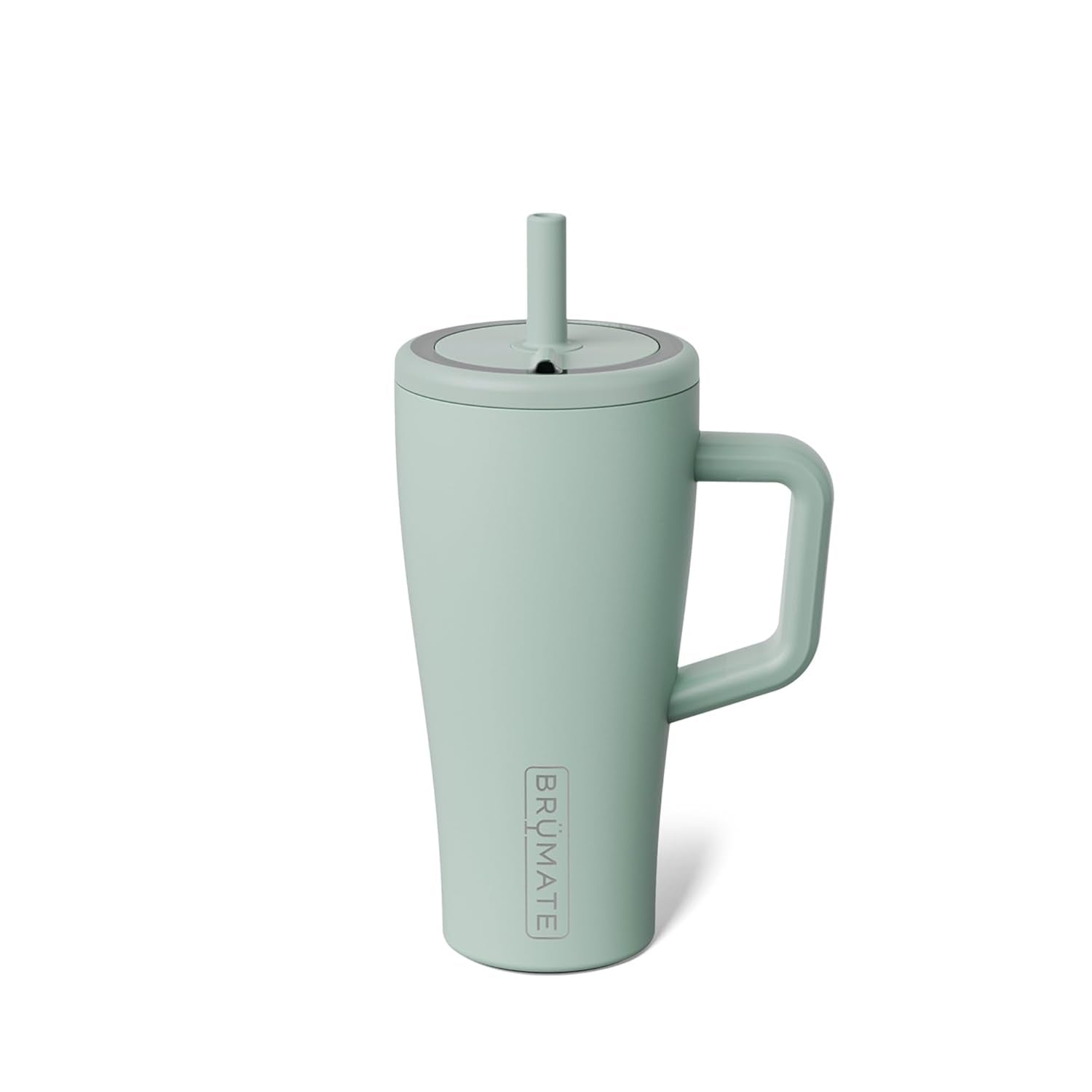 Era 40 Oz Tumbler with Handle and Straw | 100% Leakproof Insulated Water Bottle Tumbler with Lid and Flexible Softsip Straw | Made of Stainless Steel | Cup Holder Friendly | 40Oz (Mocha)