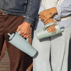 Era 40 Oz Tumbler with Handle and Straw | 100% Leakproof Insulated Water Bottle Tumbler with Lid and Flexible Softsip Straw | Made of Stainless Steel | Cup Holder Friendly | 40Oz (Mocha)