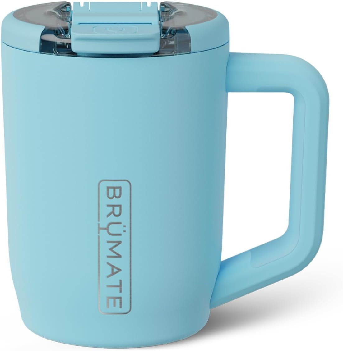 Müv - 15Oz 100% Leak Proof Insulated Coffee Mug with Handle & Lid - Stainless Steel Coffee Travel Mug - Double Walled Coffee Cup (Prickly Pear)