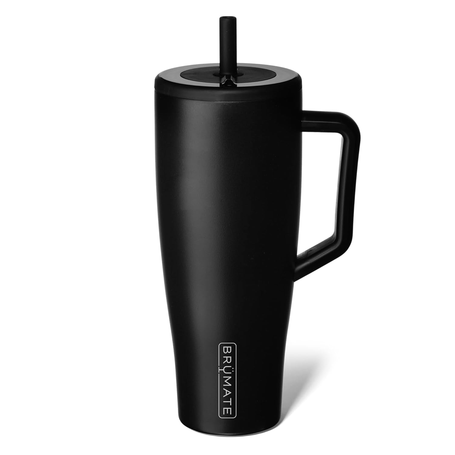 Era 40 Oz Tumbler with Handle and Straw | 100% Leakproof Insulated Water Bottle Tumbler with Lid and Flexible Softsip Straw | Made of Stainless Steel | Cup Holder Friendly | 40Oz (Mocha)