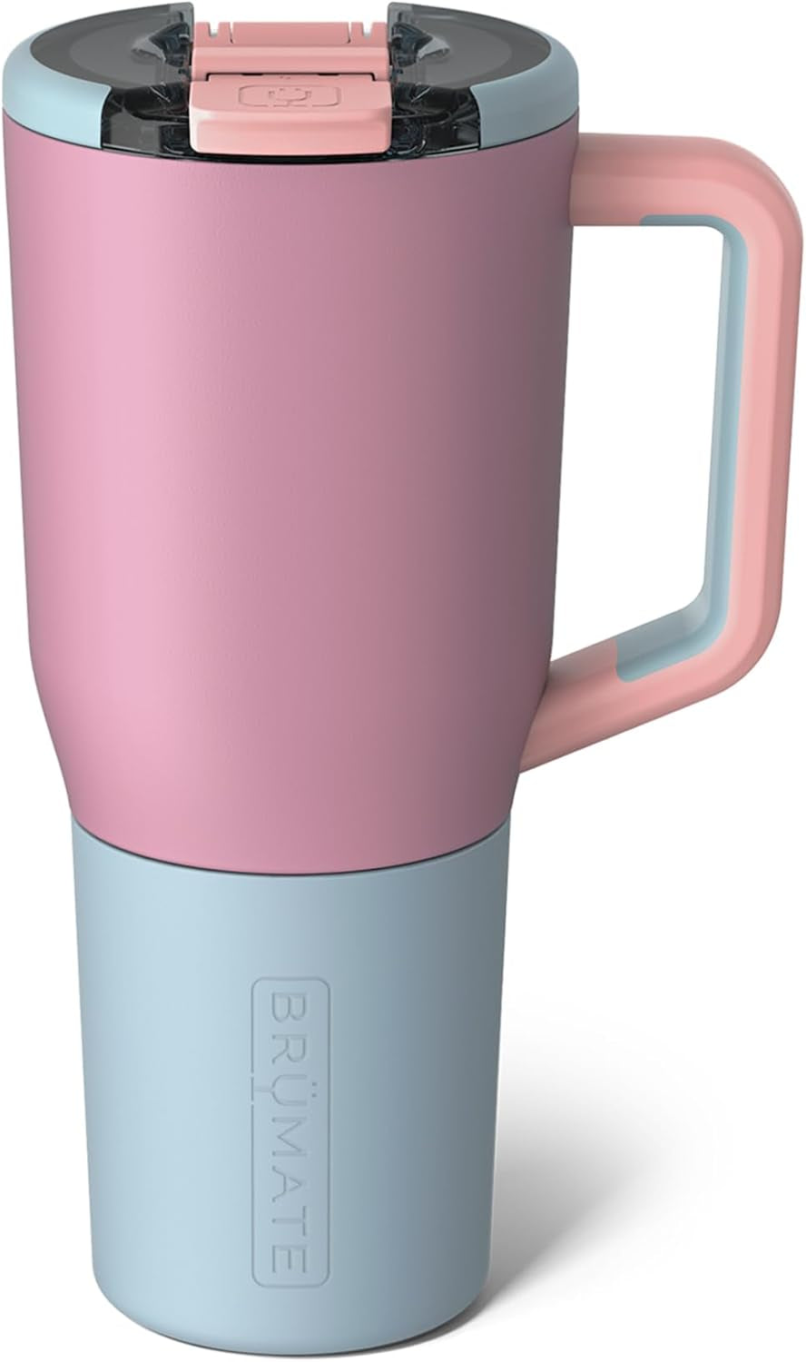 Müv - 25Oz 100% Leak Proof Insulated Coffee Mug with Handle & Lid - Stainless Steel Coffee Travel Mug - Double Walled Coffee Cup (Dune)